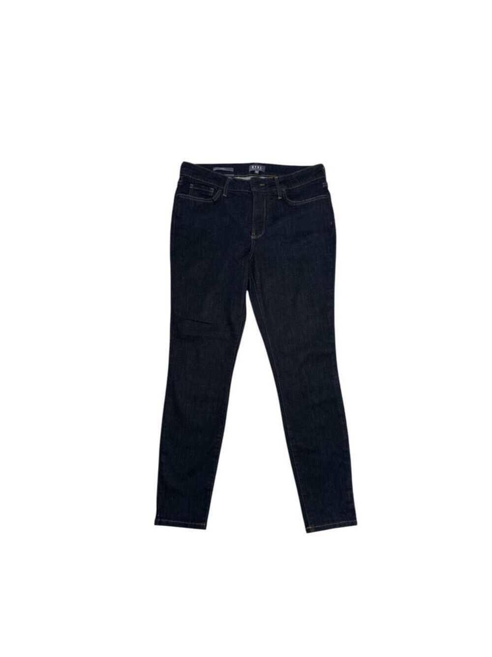 NYDJ Skinny Jeans Mid-Rise Womens 8 Dark BLUE Denim LiftXTuck Technology